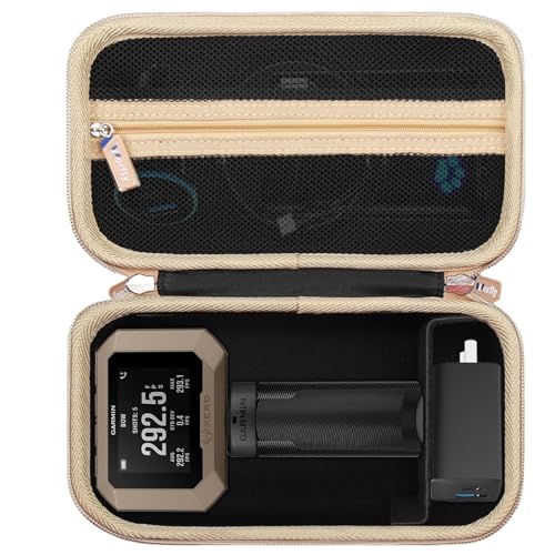 Case for Garmin Xero C1 Pro Chronograph with Mesh Pocket Fits Cable Adapters Tripod (Case Only) (Black)