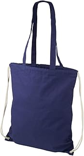 Eliza - Borsa con cotone con coulisse e manici