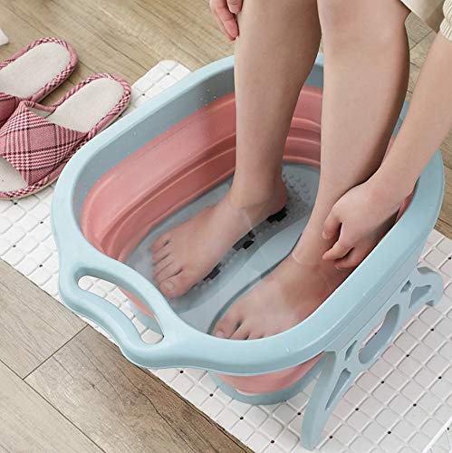 CBEX Foot Bath Massager | Large Foot Soaking Tub with Massaging Rollers | Foot Bath, Foot tub,for at Home spa Pedicure tub, Portable Collapsible Foot Bath for Soaking Feet to Apply Callus Remover