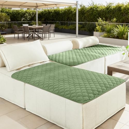 Image of gogobunny 100% Double-Faced Waterproof Dog Bed Cover Pet Blanket Sofa Couch Furniture Protector for Kids Children Dog Cat, Reversible(40x50 Inch (Pack of 1), Dark Green /Light Green)