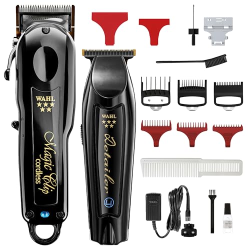 Wahl Cordless Barber Combo™ Clipper & Trimmer Bundle, Titanium Di...