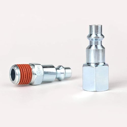 Miniatura 3 de Para accesorios de compresor de aire, 17 piezas, accesorios de 14 pulgadas, kit de inflador NPT pistola de soplado