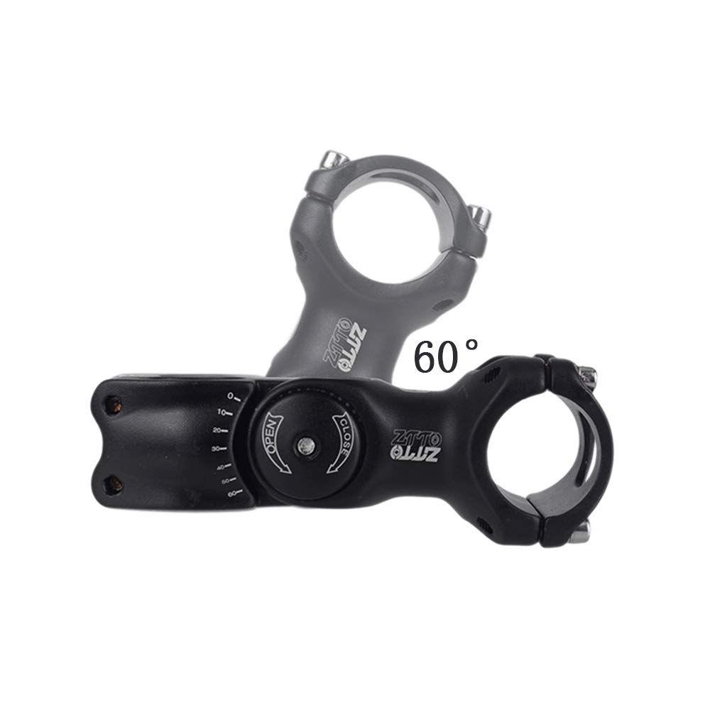 Potencia MTB Vástago de Bicicleta Ajustable 60 Riser 90 110 130mm * 25,4mm 31,8mm * 90/120mm vástago montaña Carretera Ciudad Bicicleta Ciclismo Potencia Bicicleta Carretera