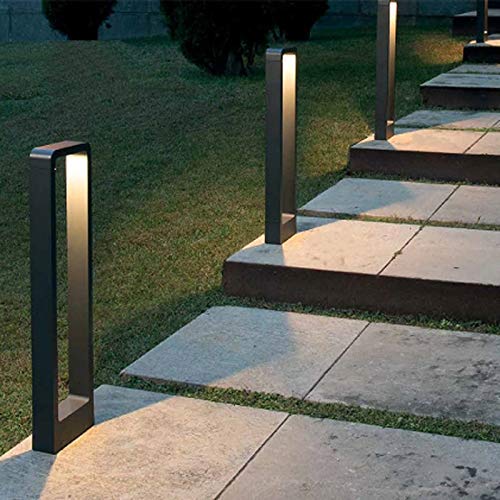 Lampada da Giardino a LED Impermeabile da 10 W Lampada da Prato Lampada da Colonna Moderna in Alluminio Lampada da Cortile per Esterni Lampada da Giardino Lampada da Prato