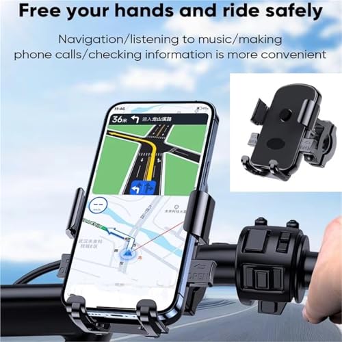 Support navigation GPS moto rotatif 360 pour smartphone - 5