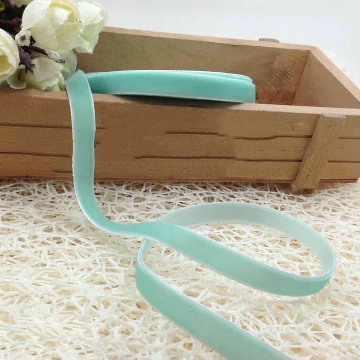200 Yards/Rolle, 10 mm Samtbänder, DIY-Stirnband, Fliege, Ohrringe, Bastelmaterial, Weihnachten, Halloween, Hochzeits-Verpackungsbänder – Marineblau – 10 mm breit