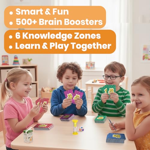 Image of Exhale Creative Activity Kits for Kids - Art & Craft, Jungle Explorer Game, Skills Play Busy Cube & Around The World Learning Game | Fun Educational Toys & Birthday Gifts for Kids (IQ 360 Trivia)