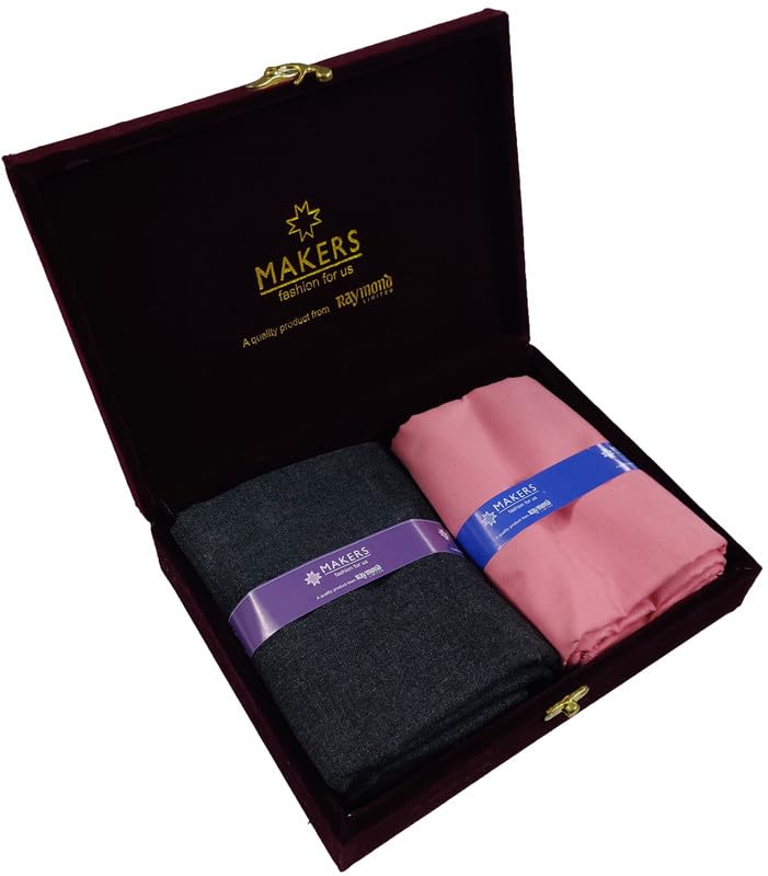 Fabrics Men's Cotton Shirt and Trouser Unstitched Fabric Set - Velvet Gift Pack (Multicolour_Free Size) 12-image-24