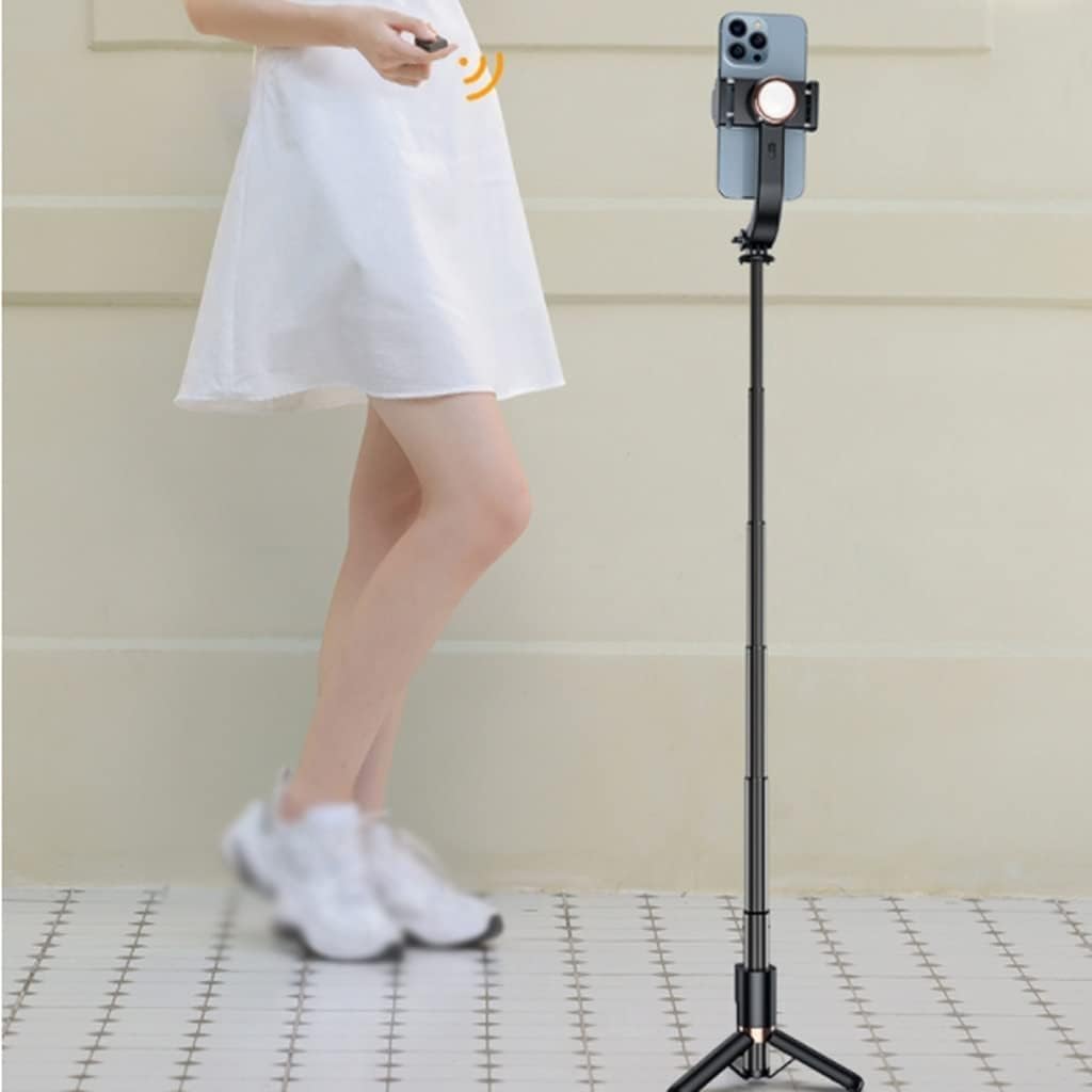 Handheld Automatic stabilizer Cell Phone Selfie Stick Shooting Photo Bracket Live Recording Video Artifact 360 Degrees
