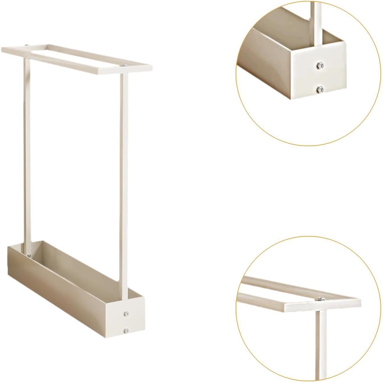 Tennis Racket Display Stand Floor Standing Multipurpose Large Capacity for Home Use Open Design Organizer 22.8x17.3x4.7inch