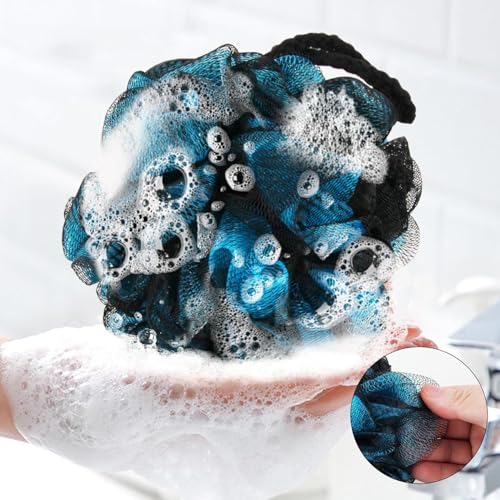 Image of Fu Store Loofah Sponge Shower Loofahs 4 Colors Bath Sponges Body Scrubbers