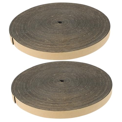 ULDIGI 2 Rolls Speaker Accessories Foam Insulation Tape Waterproof Adhesive Tape Car Speakers Sound Proof Adhesive Speakers for Car Waterproof Sound Bar Sealant Tape Car Tape Eva Black