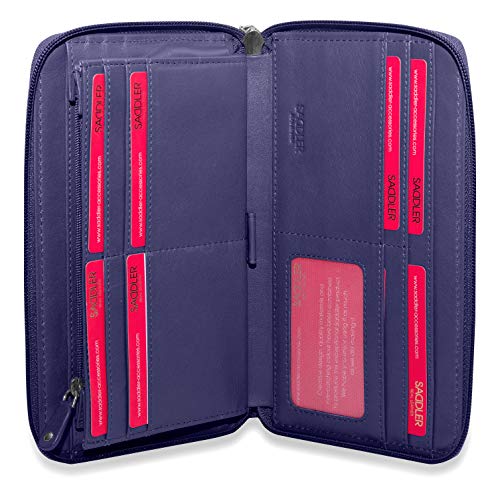 Pochette de smartphone en cuir pour femme avec dragonne amovible