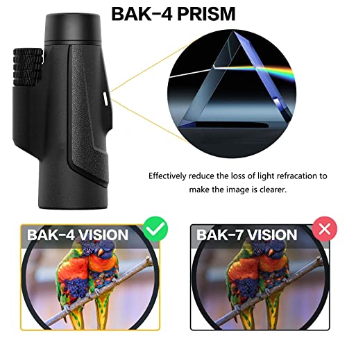 Monocular 10x42 HD impermeable que elimina imágenes borrosas en caza 4