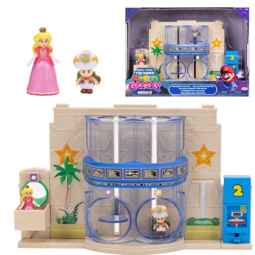 The Super Mario Galaxy Movie Galaxy Gateway Diorama with 4cm Figures
