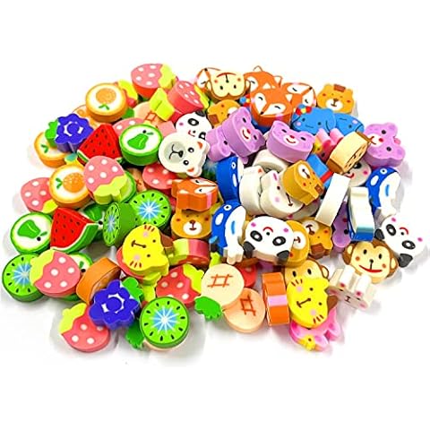 100 Cute Animal Erasers for Children Cover