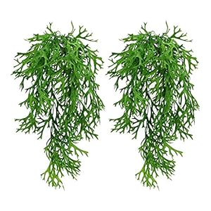 Buiten decoratieve planten 2 stks Kunstmatige struik opknoping Vines Ferns Planten Trailing Weeping Fake Ivy Plants…