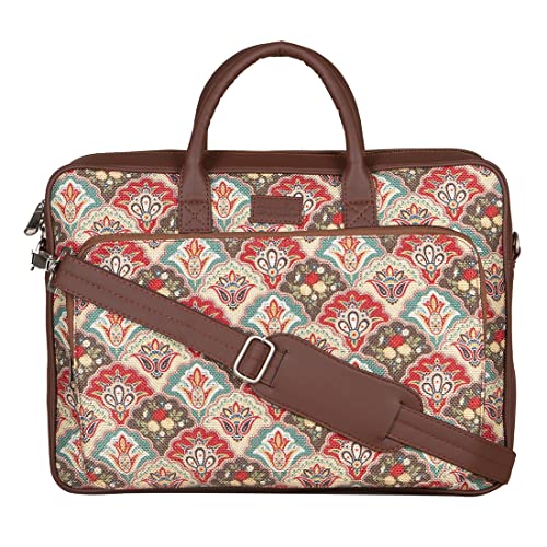 ZOUK Laptop Bag for Women Handmade Bag for 15.6 inch Laptop, MacBook