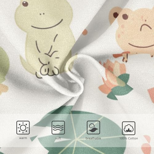 KLL Cute Cartoon Frog Animal Sitting flower Leaf Boys Toddler Soft Underwear Briefs Breathable Children Panties3