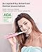 Fairywill Electric Toothbrush, Sonic Toothbrush Rechargeable for Adults and Teens, ADA Accepted, 3 Brush Heads 4 Hours Charge Minimum 30 Days Use, Build in Timer and Waterproof Black Series