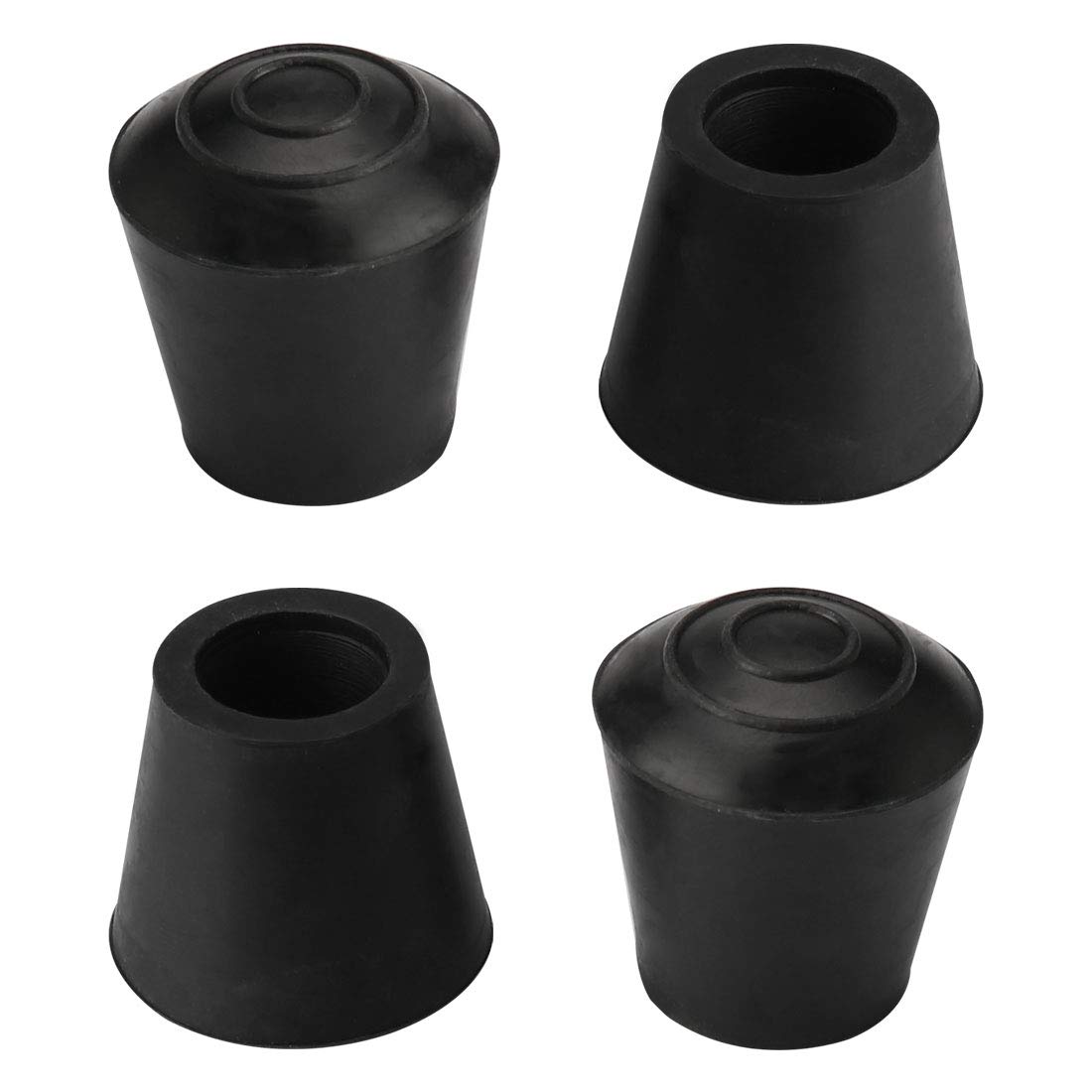 Sourcing Map 20pcs Embout Pied Chaise Bouchon Tampon Capuchon Protection Jambe Meuble Plancher Anti-dérapant En Caoutchouc Diamètre Intérieur 22mm