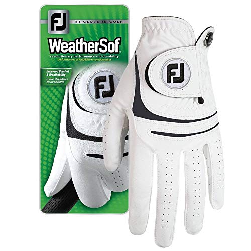 FootJoy Men's WeatherSof Golf Glove White Cadet XL Left