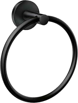 MOEN Colinet Hand Towel Ring In Matte Black | The Home Depot Canada - Foto 7