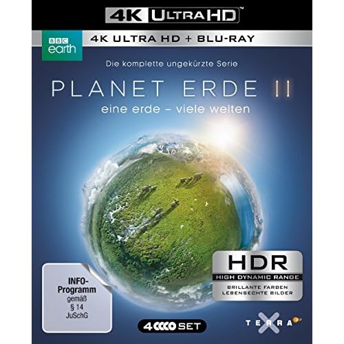 Planet Erde II: Eine Erde - viele Welten (4K Ultra HD) (2 BR4K) (+2 BRs) [Blu-ray]