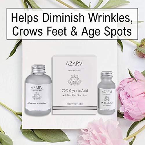 70% Glycolic Acid Peel Including After Peel Neutralizer. Wrinkles, Age Spots, Rough Skin Texture. Medium Strength. Contains Retinol & Vitamin C - Thumbnail 4