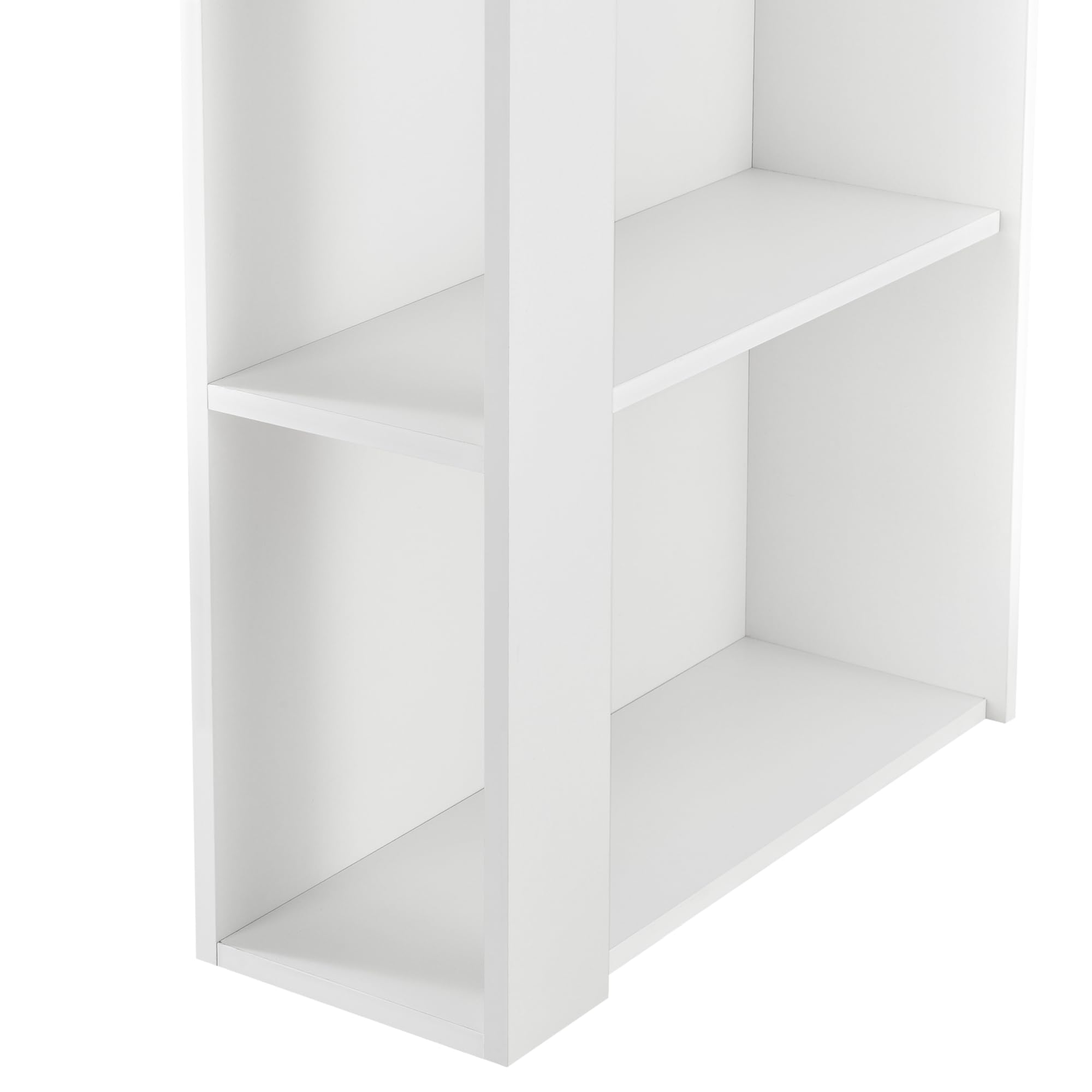 Stolik barowy z wbudowanymi półkami, 120 x 60 x 106 cm, stolik barowy z 3 półkami, lada kuchenna