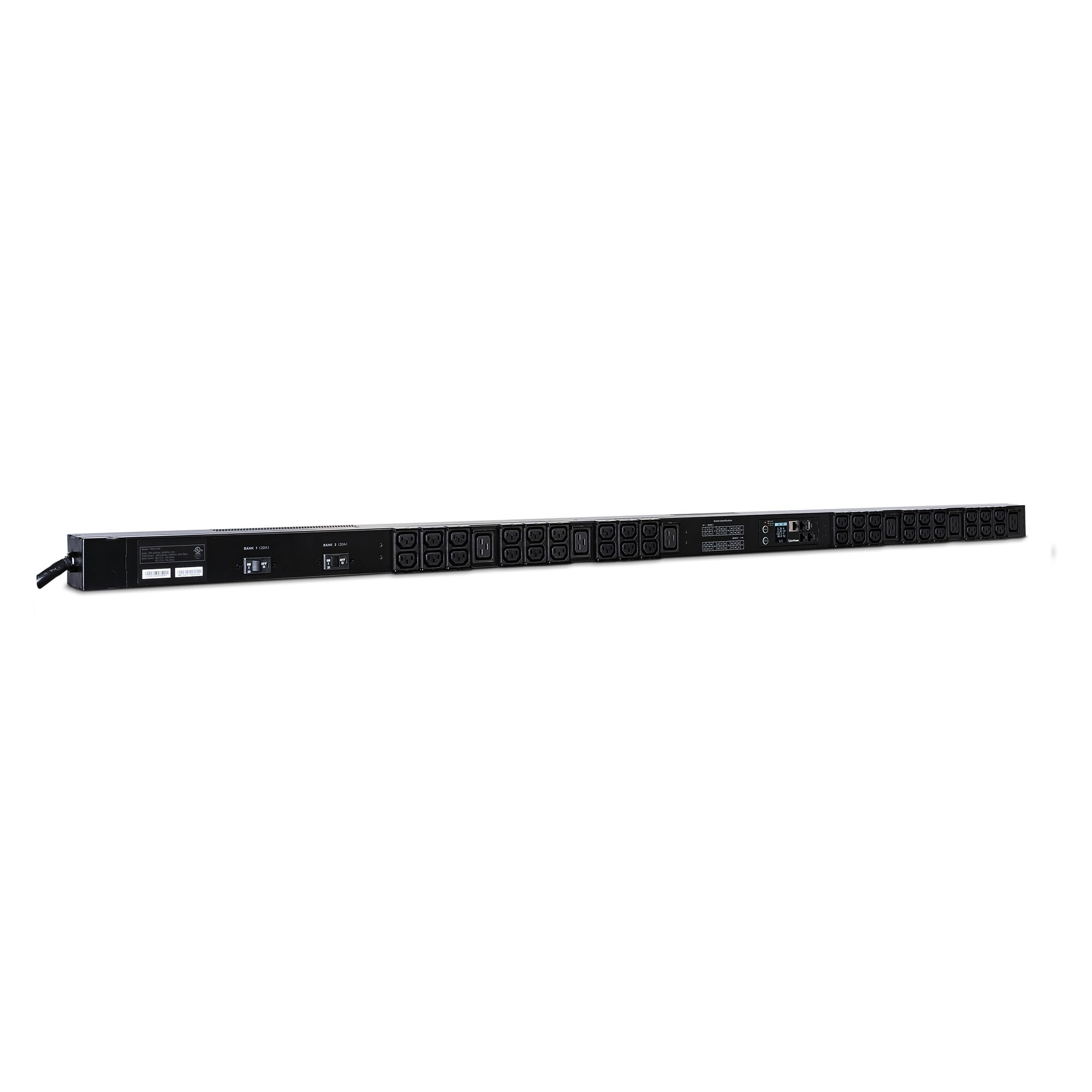 CyberPower PDU31106 Monitored PDU, 200-240V / 30A, 42 Outlets, 0U Rackmount