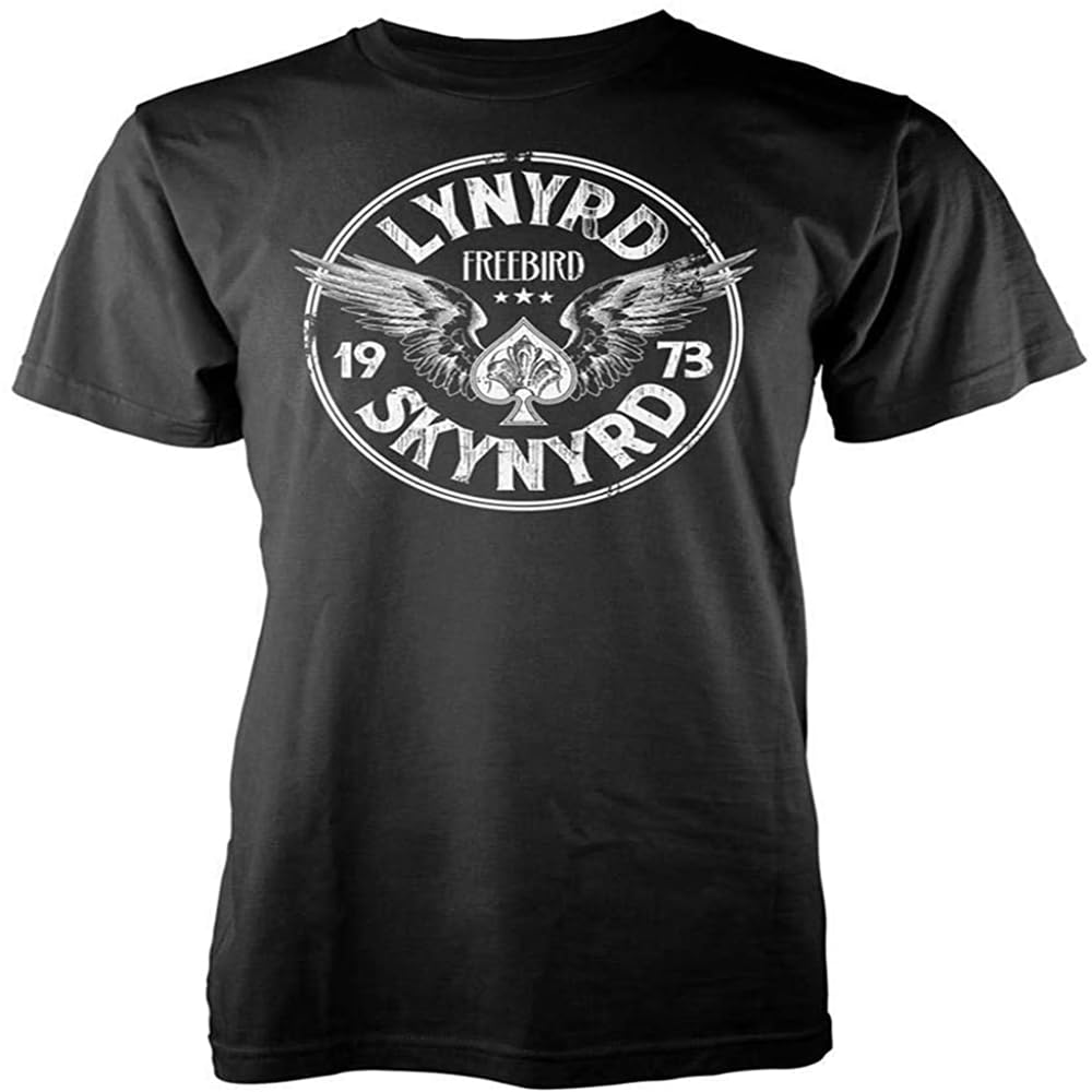 SATURNin&pd Lynyrd Skynyrd Free Bird 73 Wings T-Shirt XXL Black
