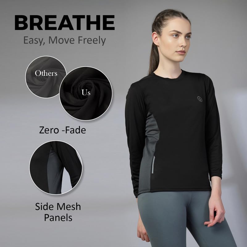 Image of CHKOKKO Tshirt for Woman Regular Fit Gym Workout Lightweight T Shirt for Women Breathable Round Crew Neck T Shirts for Sports Like Training, Running