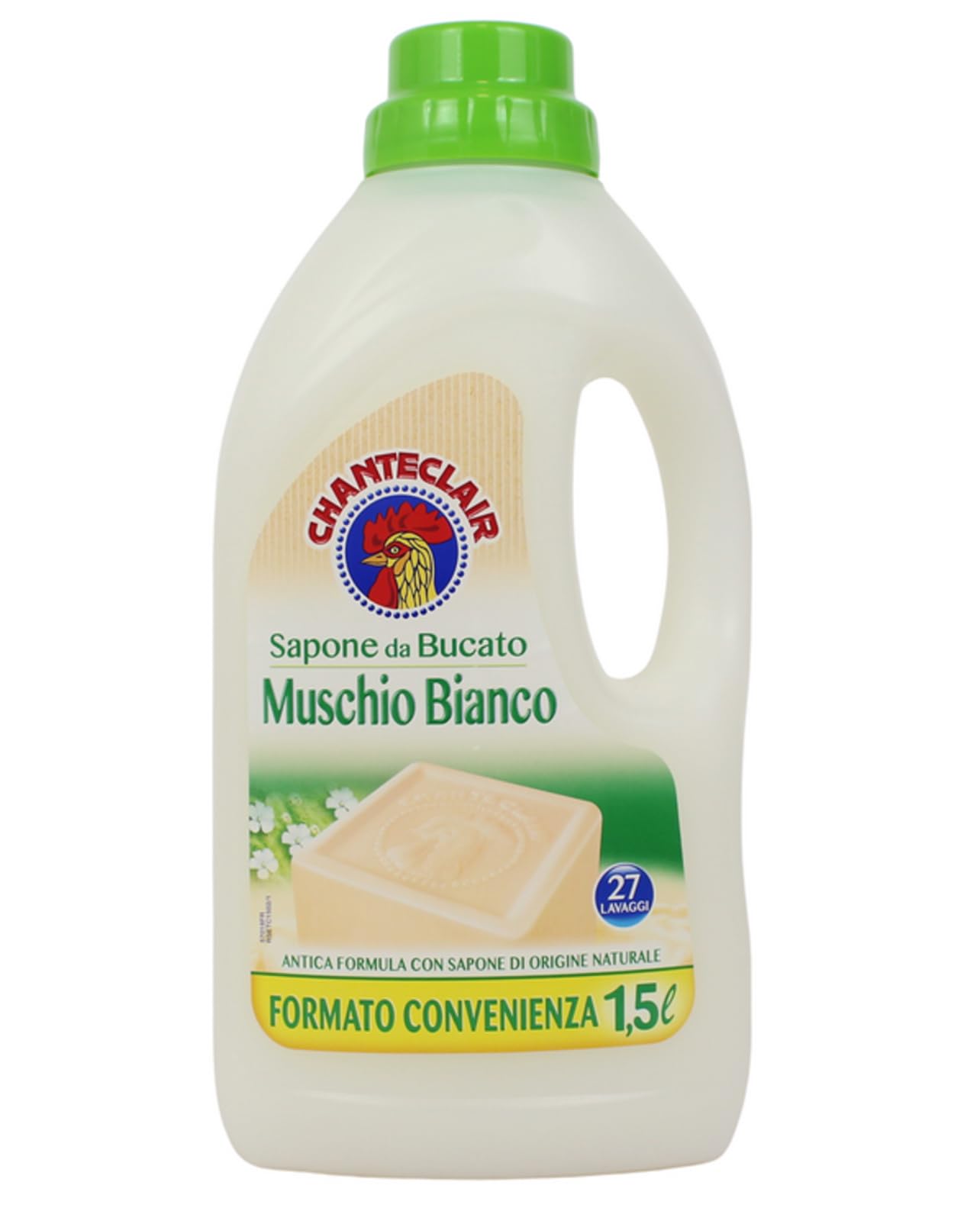 Chanteclair Savon à lessive mousse blanc 1,5 l