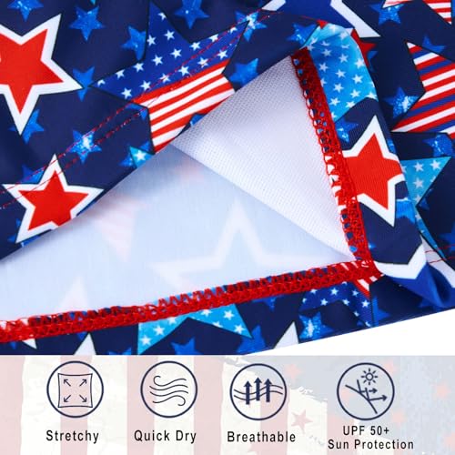 Image of Vogseek Girls Rash Guard Two Pieces Swimsuit Long Sleeve Bathing Suit for 3-10 Years