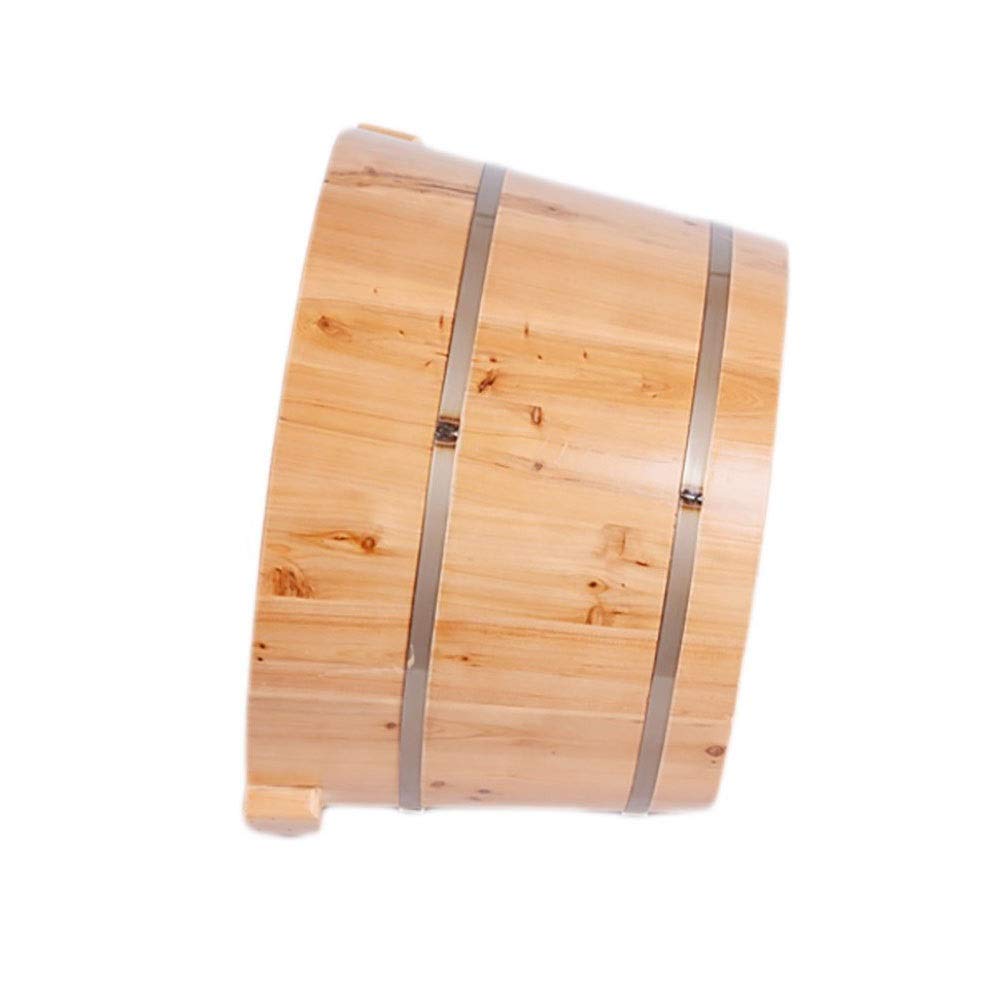 Bain de Pieds en Bois pour trempage des Pieds, Seau en Bois pour pédicure, Bassin pour Pieds pour Adultes, Seau de trempage des Pieds, Cadeau Lucky Star