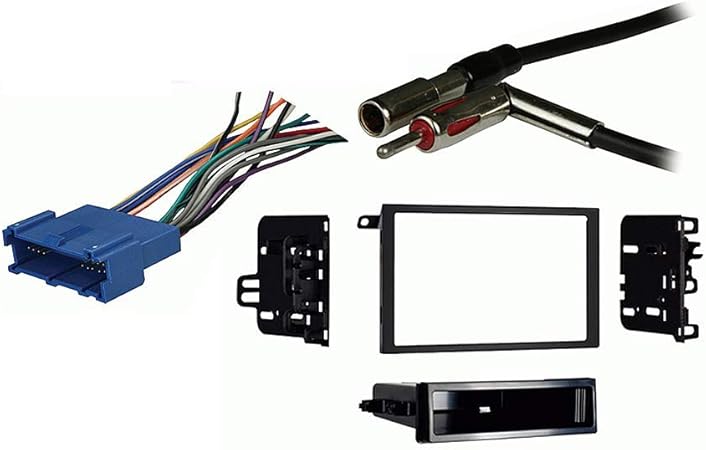 Compatible With Buick Century 1997 1998 1999 2000 2001 2002 2003 Double Din Stereo Harness Radio Install Dash Kit Package Electronics Amazon Com