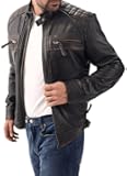 Women's Classic 2-Button Lambskin Leather Coat – Blazer Style Jacket,Genuine Leather for Fall or Winter