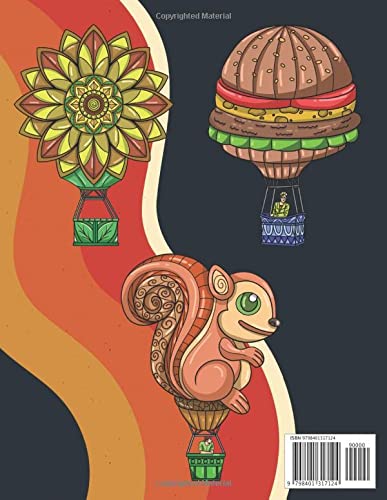 Hot Air Balloons Coloring Book for Kids: Fun Colouring Book for Children with Crazy Hot Air Balloons Soaring Through the Sky to Color | Novelty Gift for Girls & Boys image 3