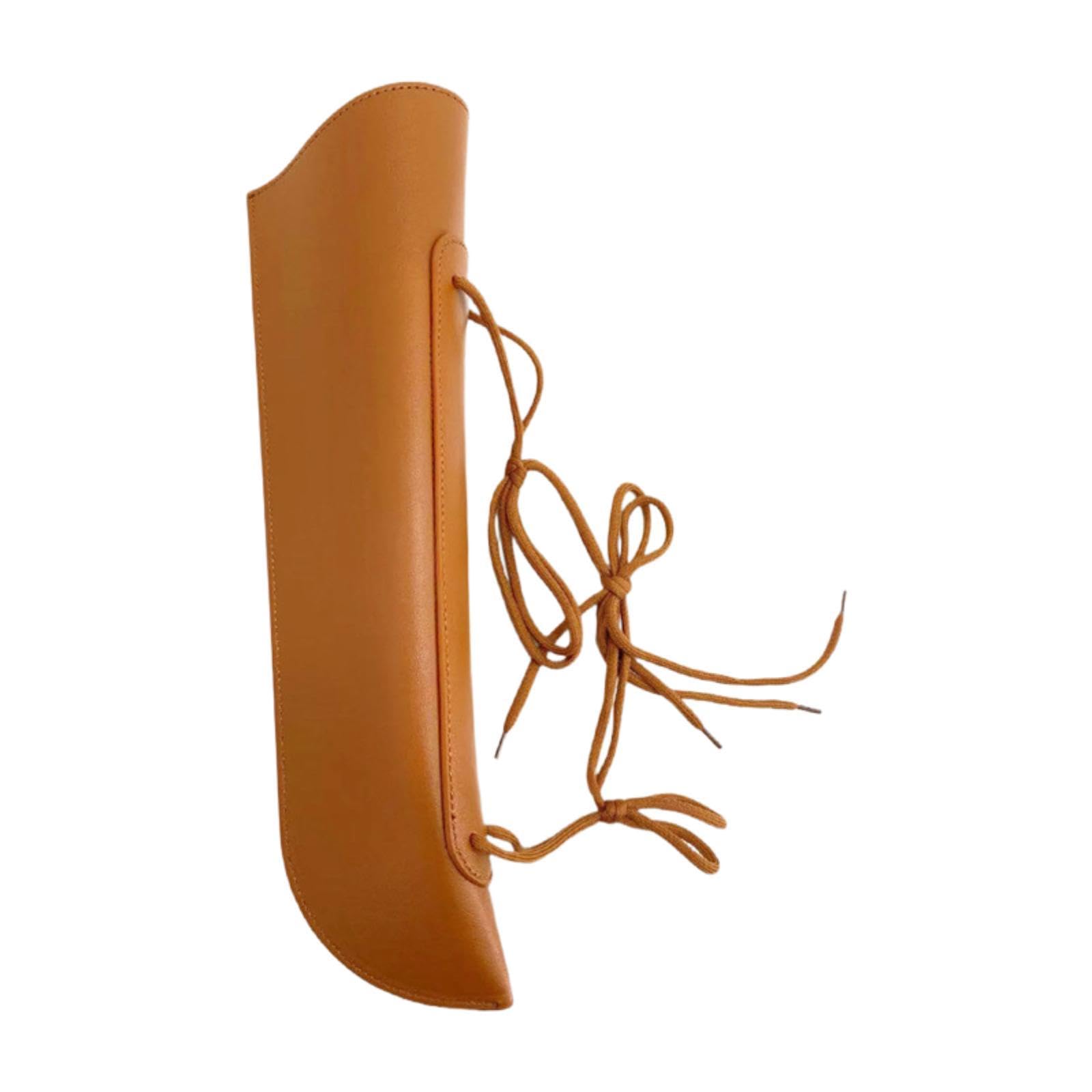 Bassbogenhalter Schutzhülle, PU Material, Wasserfeste Aufbewahrung für Streichinstrumente, Braun
