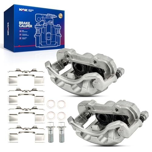 Image of KAX Front Brake Caliper Compatible with Nissan Frontier 1998-2004 | Nissan Pickup 1995-1997, Nissan D21 1992-1994, #19B1672+19B1673 Brake Caliper