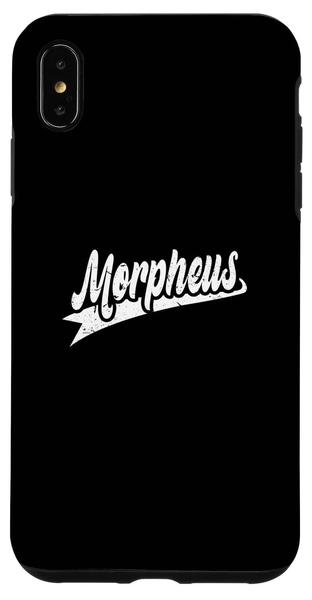 iPhone XS Max Classic 70s Retro Name Morpheus Case