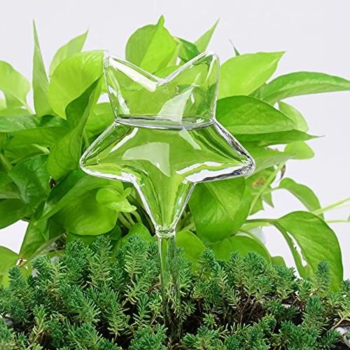 LRJQJ 自動給水 鉢植え 鳥の形 水やり当番 ガーデニング 自動給水器 自動水やり器 留守用 自動給水キャップ 土に挿し 園芸用品 盆栽 じょうろ 水遣り器 散水用具 (星)