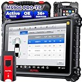 Autel MaxiSYS MS906 PRO TS Scanner, 2025 MS906 Pro-TS Up of MS906 MAX MS906Pro MP900TS MS906TS MP900BT, OE TPMS & ECU Coding, Bidirectional Scan Tool, 3000+ Test, 36+ Service, DOIP&CAN FD, FCA, VAG
