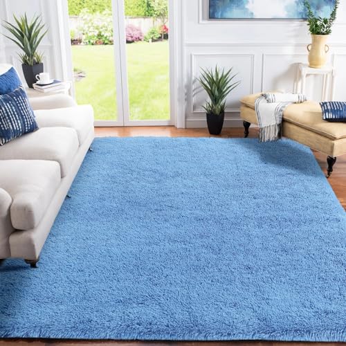 XSIVOD Area Rugs for Living Room Ultra Soft Bedroom Floor Carpet, Luxury Fluffy Shag Lounge Rug Ideal for Bedroom Nursery