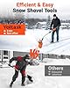 VOLTASK Cordless Snow Shovel, 48V | 13.5-Inch Cordless Snow Blower, Battery Snow Blower with Directional Plate (2 * 24V Battery & Dual Quick Charger Included) #3