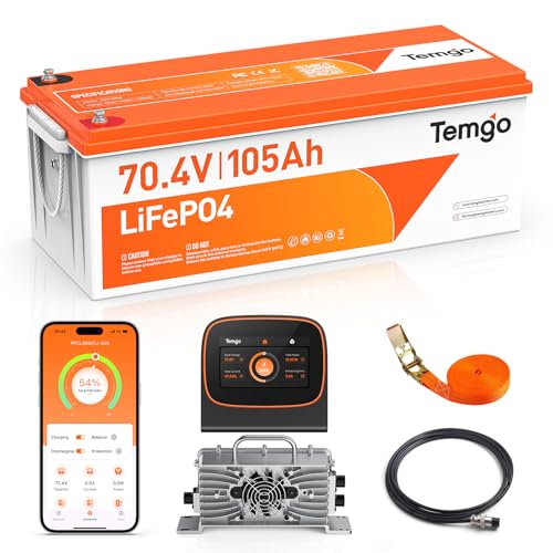 TEMGO 72V 105Ah LiFePO4 Battery
