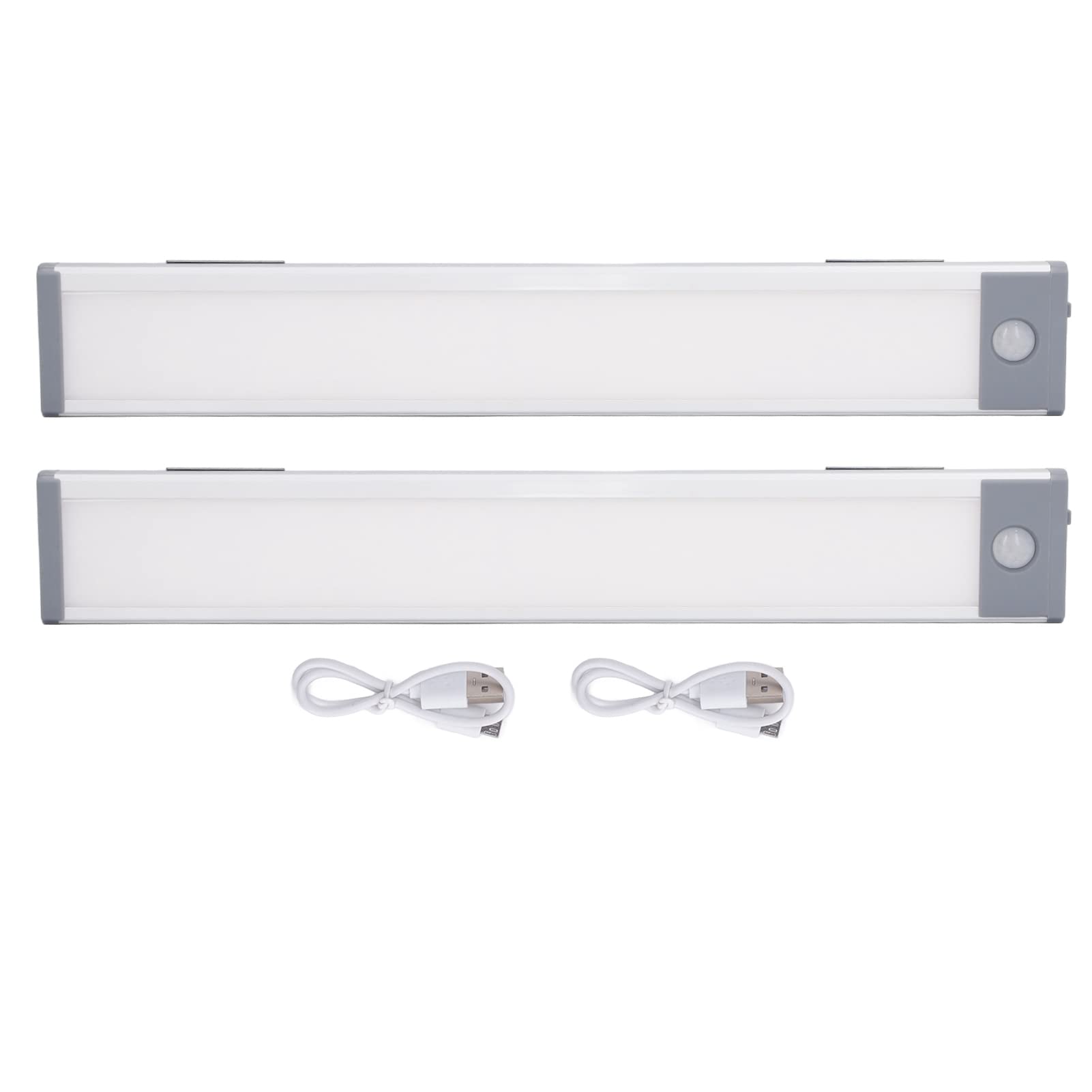 Reable Sensore di movimento Luce LED, Modalità movimento e luce costante, 3 opzioni di colore, Supporto magnetico, USB compatibile, per armadi, corridoi, camere da letto