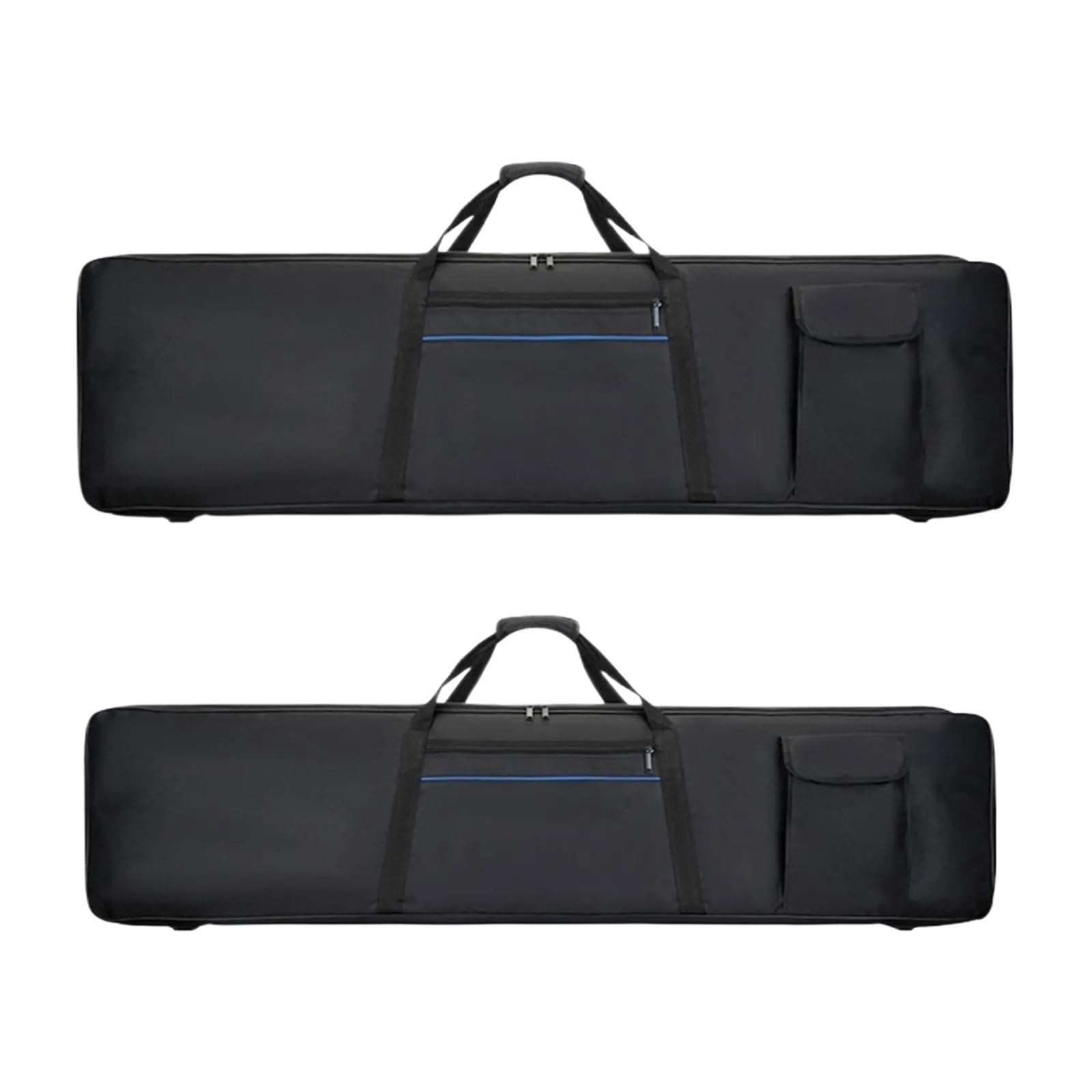 Housse de transport pour clavier Étui de protection épais for piano électrique avec sangles sac à dos, transport for clavier 88 touches, for école, studio musique, voyage, concert(140cmx44cmx17cm)