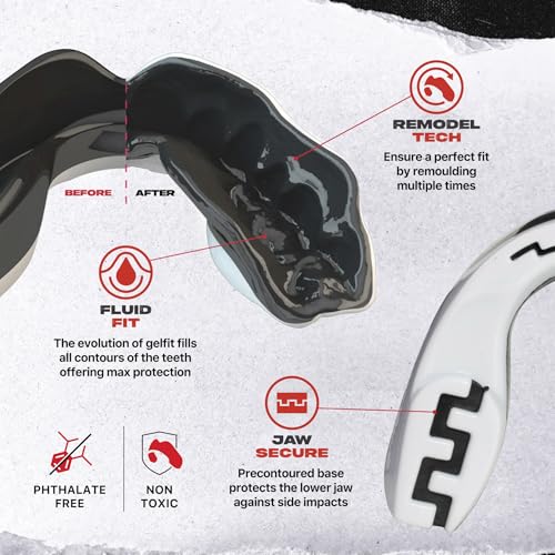 Image of SafeJawz Safejawz Extro Series Self-Fit Mo Gum Shield - Youth - White -